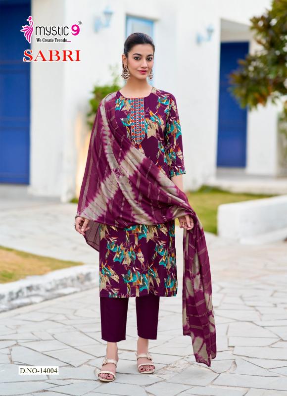 Mystic9 sabri vol 14 shree kurtis wholesale
